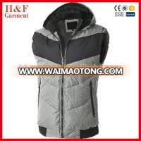 Lightweight padded puffer vest sleeveless winter down vest trekking vest