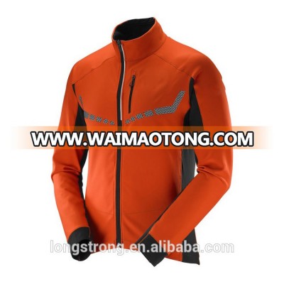 RYH797 Hot Sale Casual Men Jacket Orange Softshell Jacket