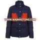 Warm Design Blue Heated Jacket For Women Connect With 5V 2A Powerbank